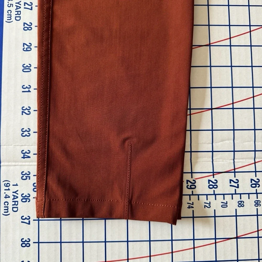 Lululemon Womens City Sleek 5 Pocket Pant 7/8 Size 6 Terracotta Orange